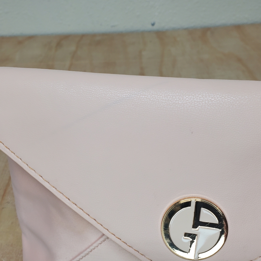 Giorgio Armani Soft Pink Peach Makeup Toiletry Bag - Picture 9 of 9